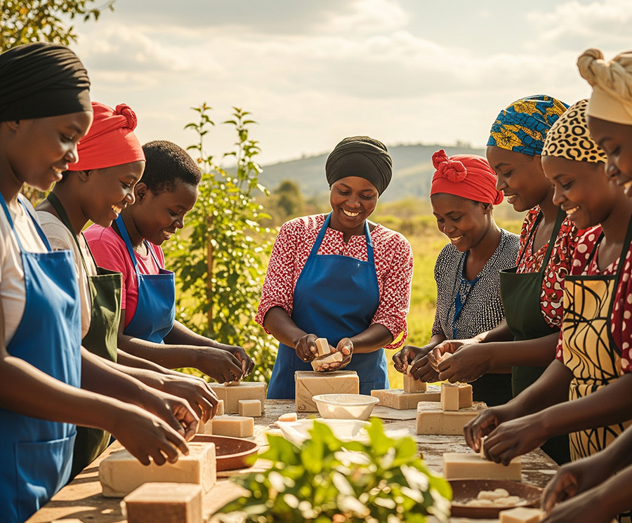 Femmes artisanes en formation